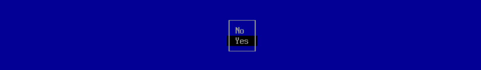 MokManager 'Enroll the key(s)?' No / Yes prompt